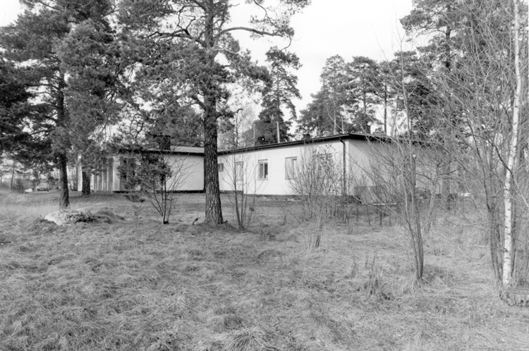 Hus nr 62 på Barkarby flygfält (F 8). Användes ...