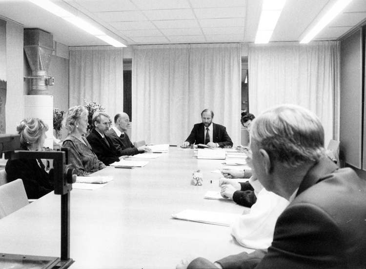 Hälsovårdsnämnden 1989-1991. Sammanträde.