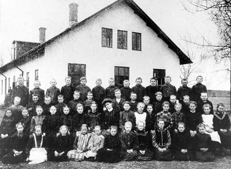 Aspnässkolan. 1901 års skola.