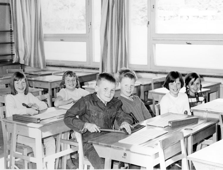 Musikskolan. Från lektioner i Skälby, våren 1965.