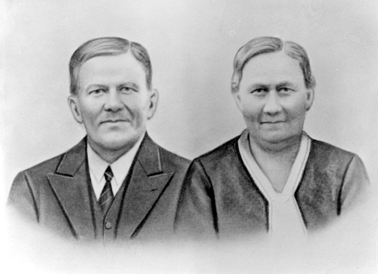 WIBERG, JOHAN RIKARD med hustrun