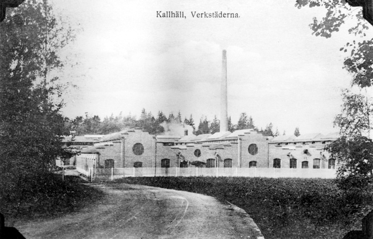 Bolinders Fabriks AB i Kallhäll. Verkstäderna f...