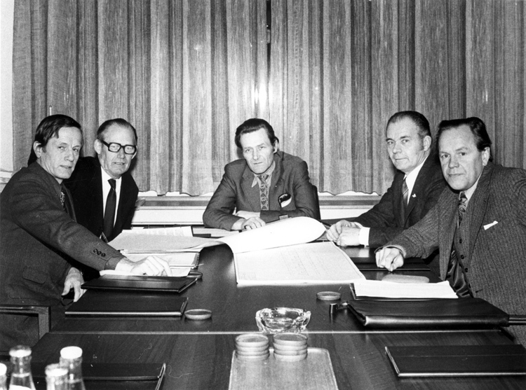 Styrelsen för Stiftelsen Hammaren 1972-1973.