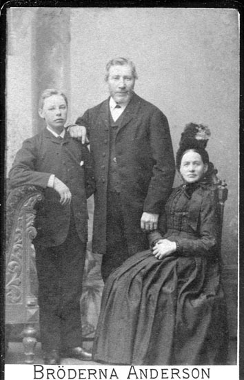 ANDERSSON, JOHAN ERIK med familj