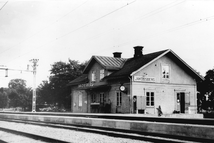 Jakobsbergs järnvägsstation.