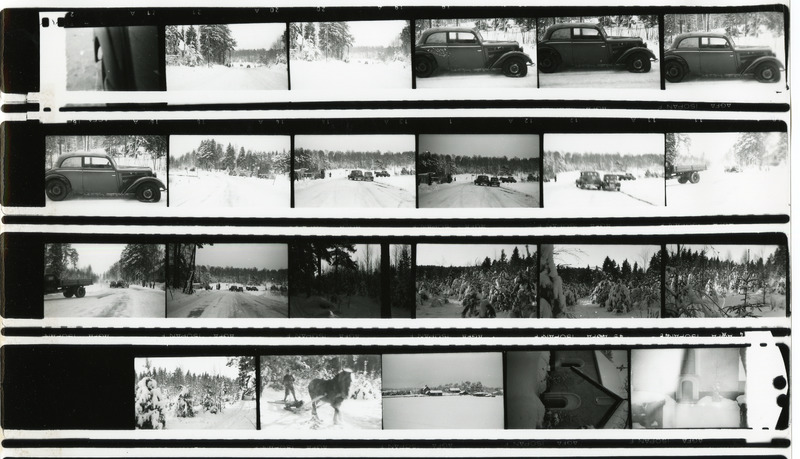 Trafikolycka + vinter 1948