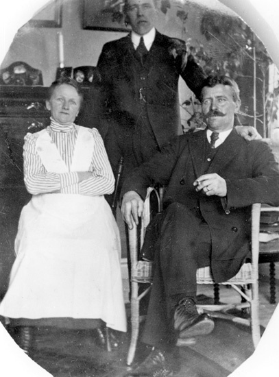 KARLSSON, KARL Gustaf med hustrun Ida Maria.