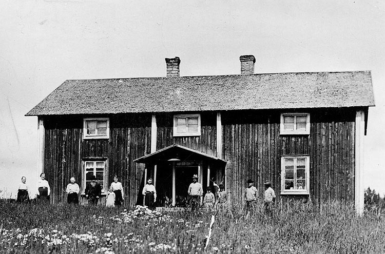 Sven Arnqvists gård i Nordanås, riven, tidigare...