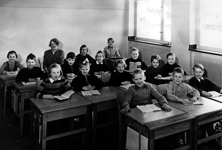 Viska nya skola omkring 1952.