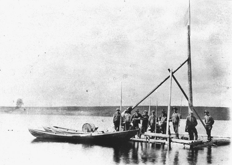 En spelflotte på Ormsjön.