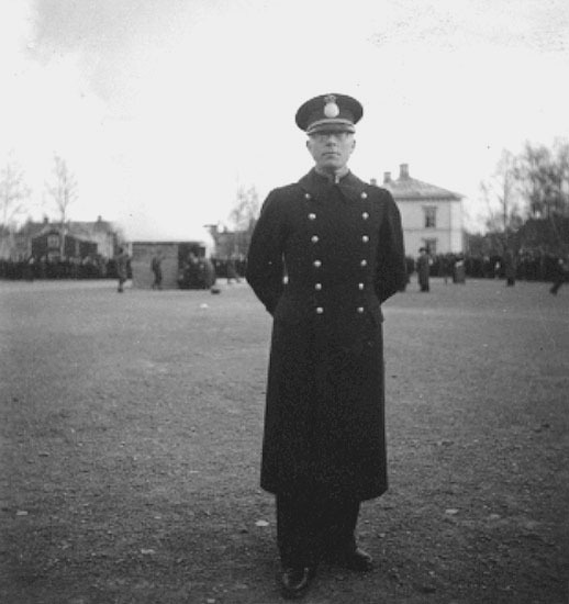 Polischef Hallstedt 1940.