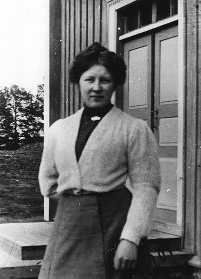Ellen Jonsson lärarinna 1907.