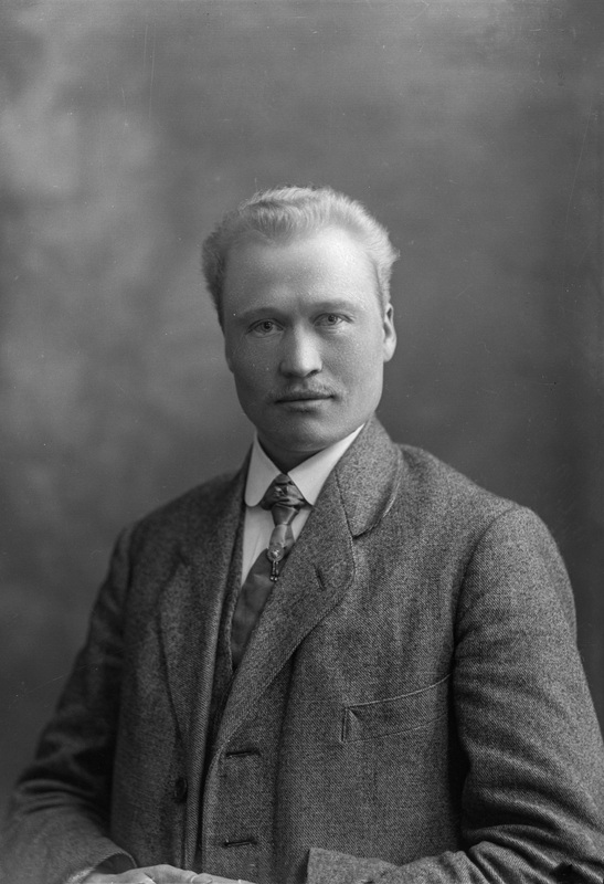 O.F Johansson i Östersund 1919. I samband med l...