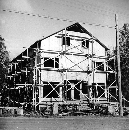 Riksbygge nummer 2 i Vilhelmina, 1947.