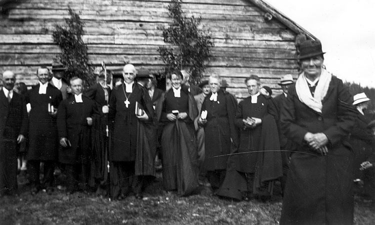 Invigning av Gillesnuole kapell den 8 juli 1940...