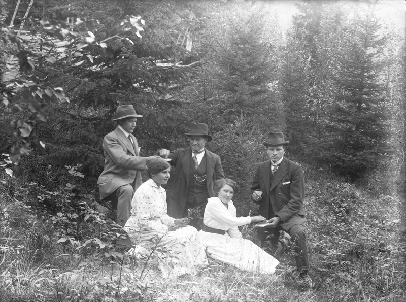 Från vänster: Johan Bergeman, Hemfjäll, Syster ...