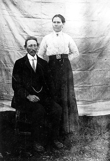 Pelle (P.C.) Hedman med fru Klara.