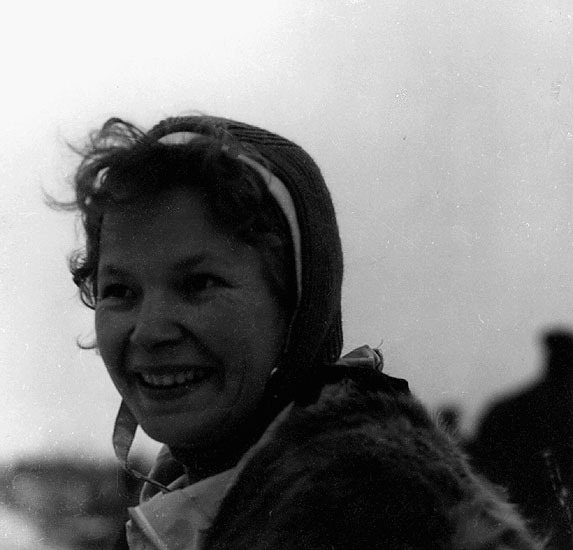 Folkskollärare Elsa Kristoffersson, Lövberg.
