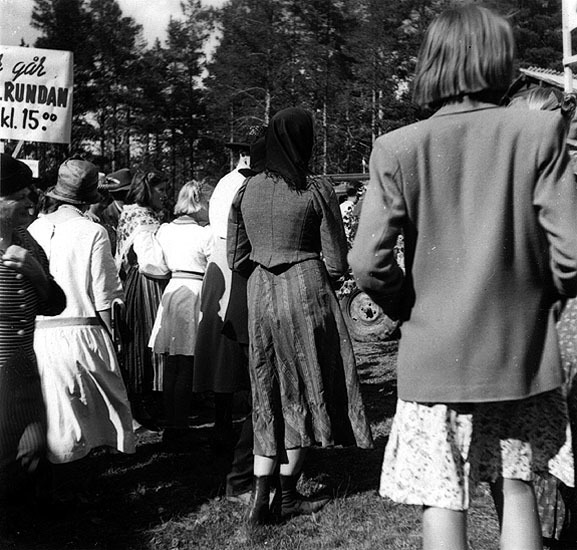 Festtåg i Vindeln 1945.