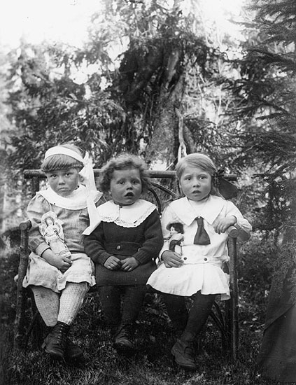 Från vänster: Viola, Einar och Elsa.