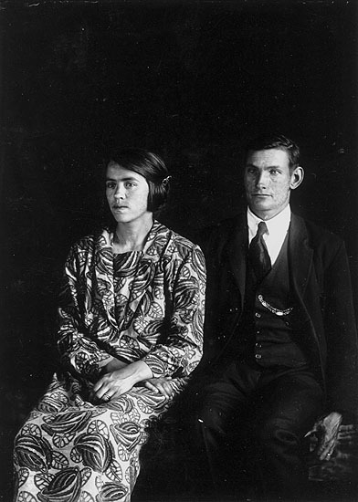 Elin och Gottfrid Hedman, 1920-tal.