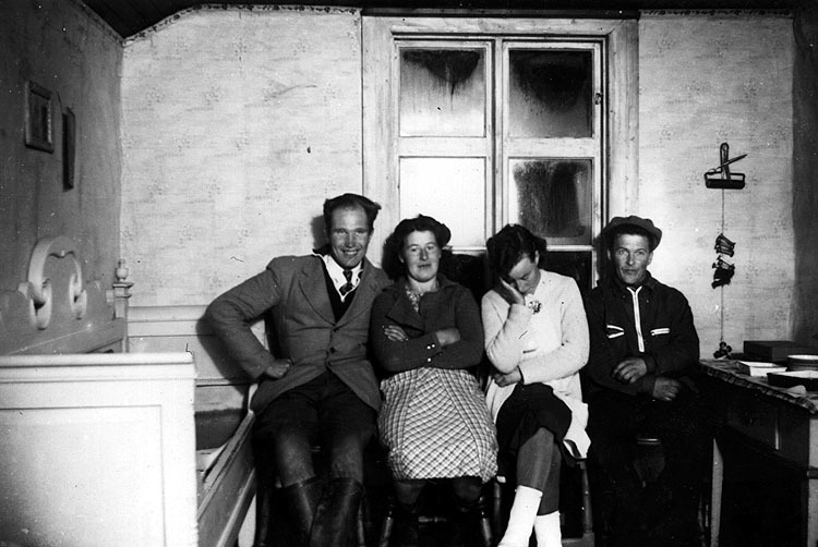 Edor Perssons vindskammare 1940.
