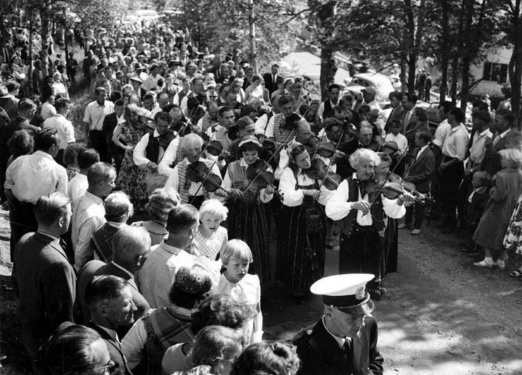 Hembyggdsfesten den 15 juli 1956.