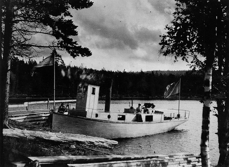 Malgomaj II vid den gamla bryggan, omkring 1905...