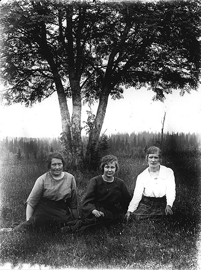 Lotten Lundström, Elna Lundmark och Agnes Öhman...