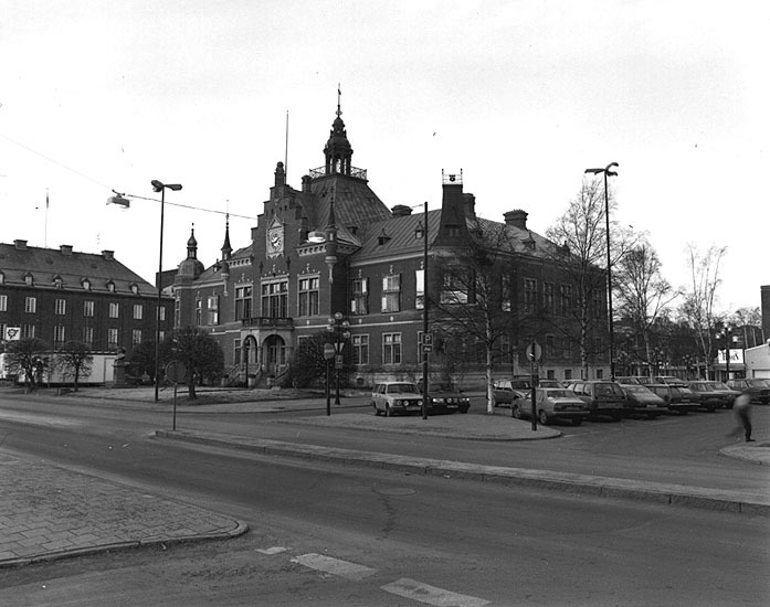 Rådhuset i Umeå. Fasad från sydöst.