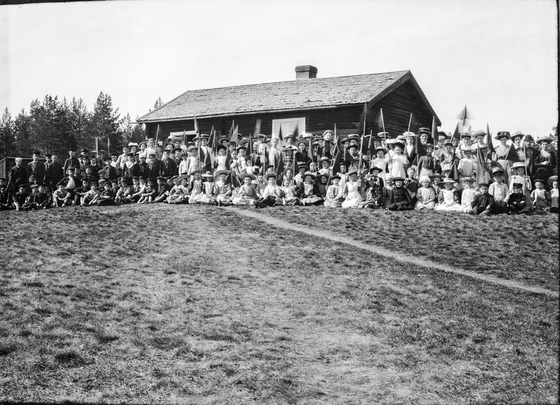 Vid Sikströms. Lycksele, 1910.