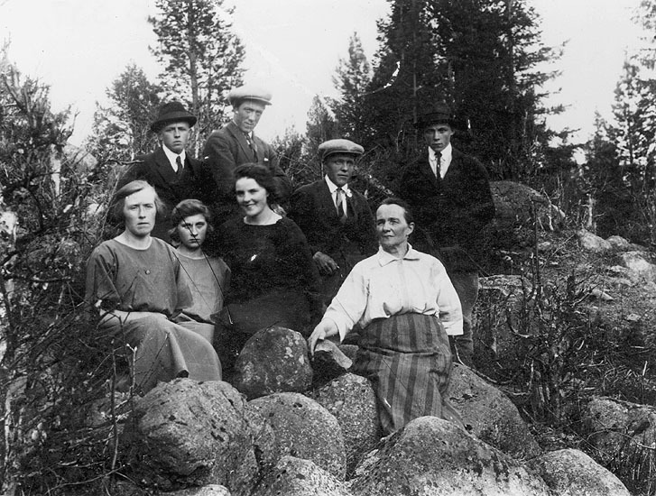 Familjen Dahlberg, 25/5 1925.