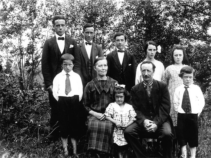 Familjen Alfred Grundström, Nordsjö.