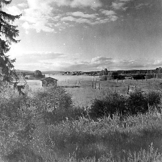 Utsikt över byn från Junselevägen.