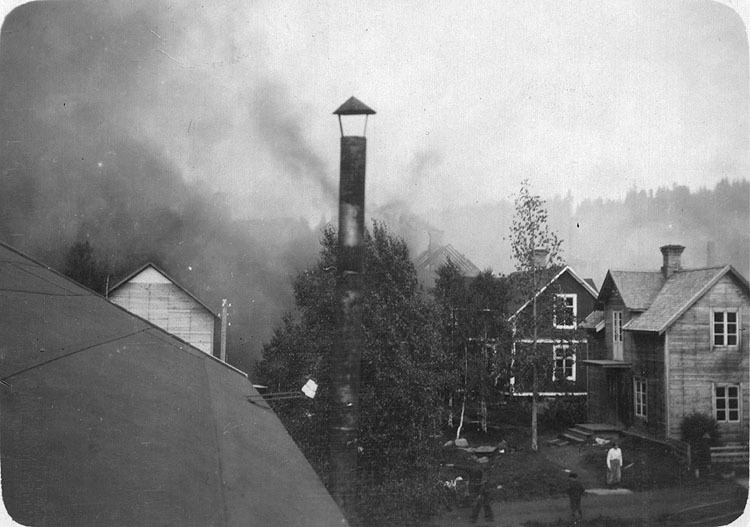 Vilhelmina. Branden 1921.