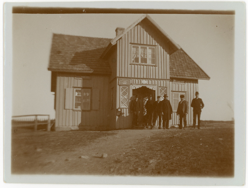 Posthuset i Lycksele, 1910.
