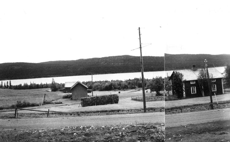 Robert Erikssons gård, panorama från N. Fotogra...