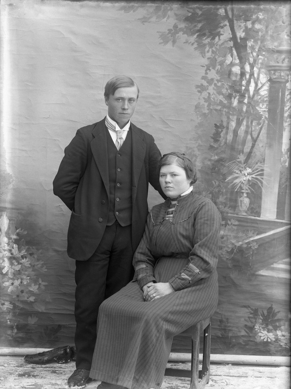Vilhelm och Alexine Brännlund född Sjöberg.