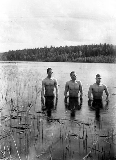 Badare i Långtjärn.