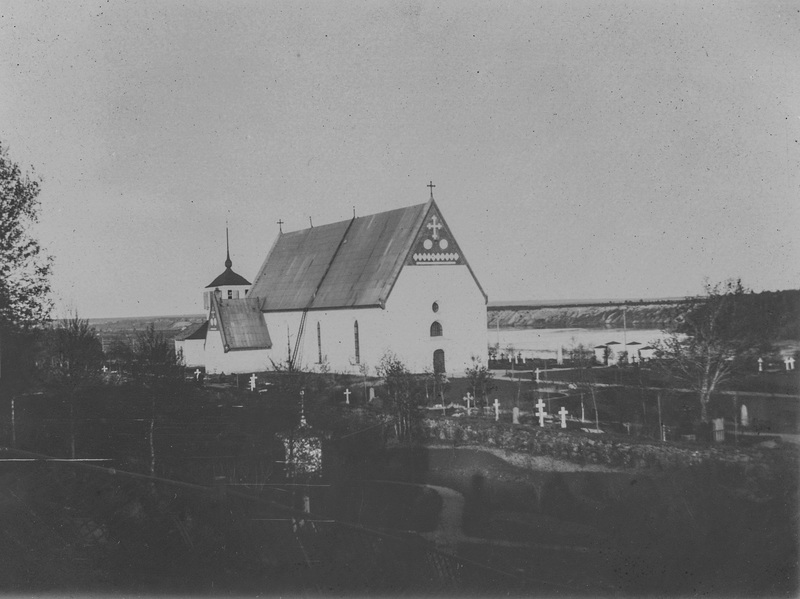 Umeå Landsförsamlings kyrka. 20 juni 1899.