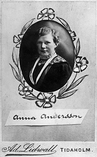 Anna Kristina Andersson, dotter till Anders Eri...