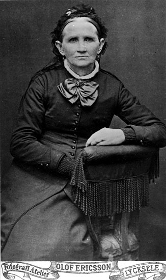 Handlare Samuel R. Grönlunds fru Anna, född Ber...