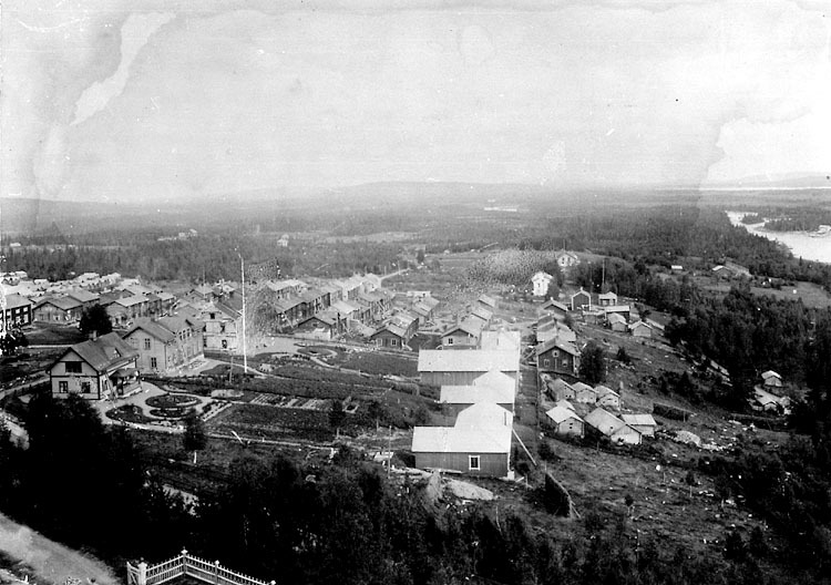 Kyrkstaden i Vilhelmina, 1904.