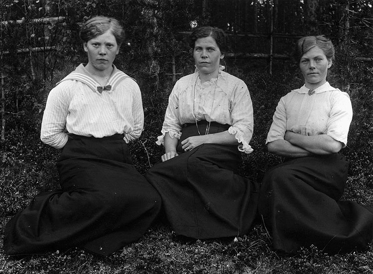 Anna, Sofia och Alva Nilsson, Kulbäcksliden.