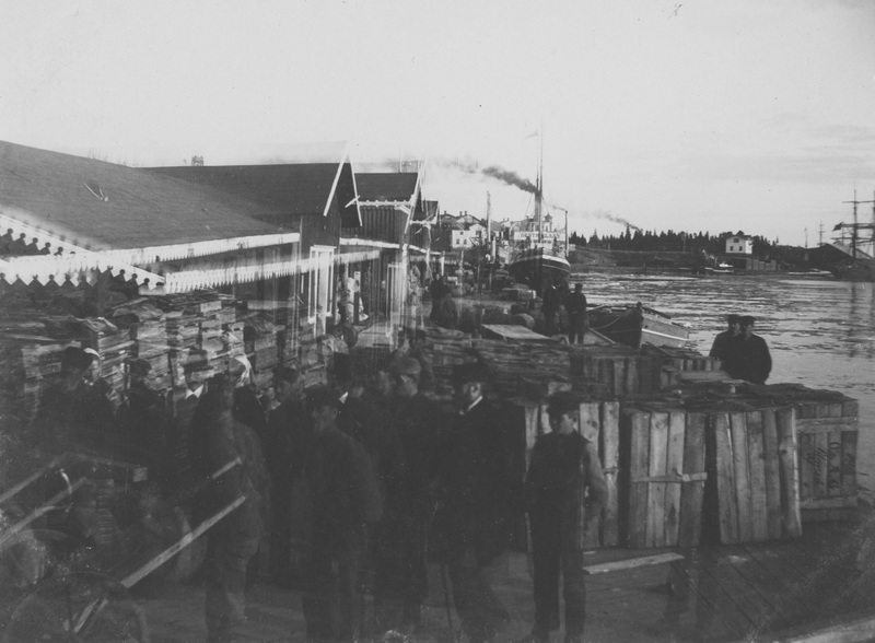 Sandviks hamn. 30 maj 1899.