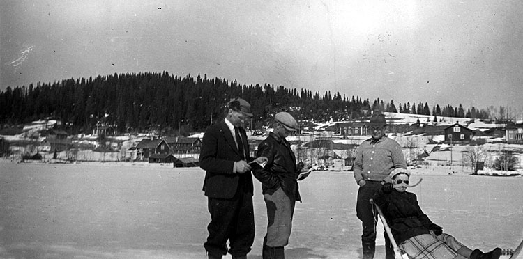 Pimpeltävlan på Sörsjön år ca 1955.