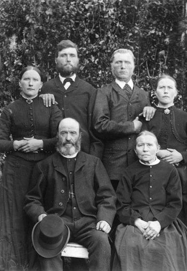 Familjen Nilsson i Henriksfjäll, 1890 talet, bo...