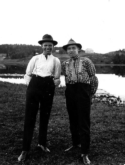Sixten Dahlgren och Viktor Almkvist, 1928.