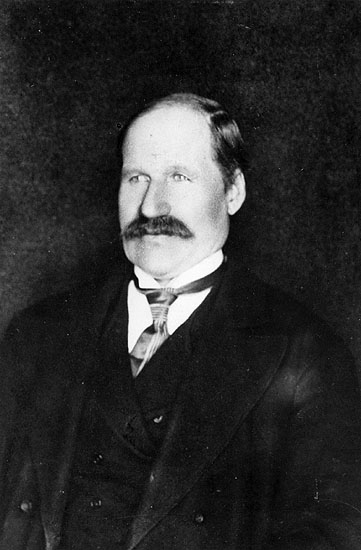Porträtt av J.V. Grubbström född 1856.