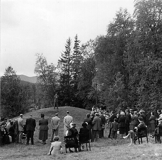 Invigning av Hembygdsgården i Henriksfjäll, 1953.